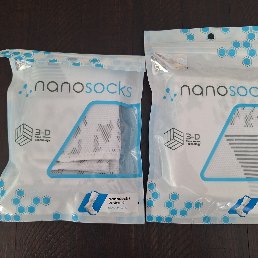Nanosocks White 3D Technology Socks
